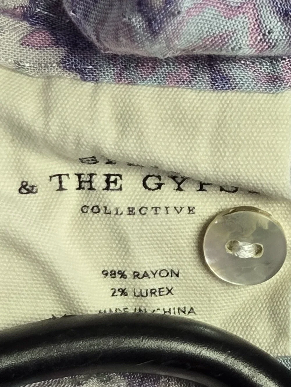 Spell And The Gypsy Peasant Top Size Small Boho Flowy Lavender Pink Silver